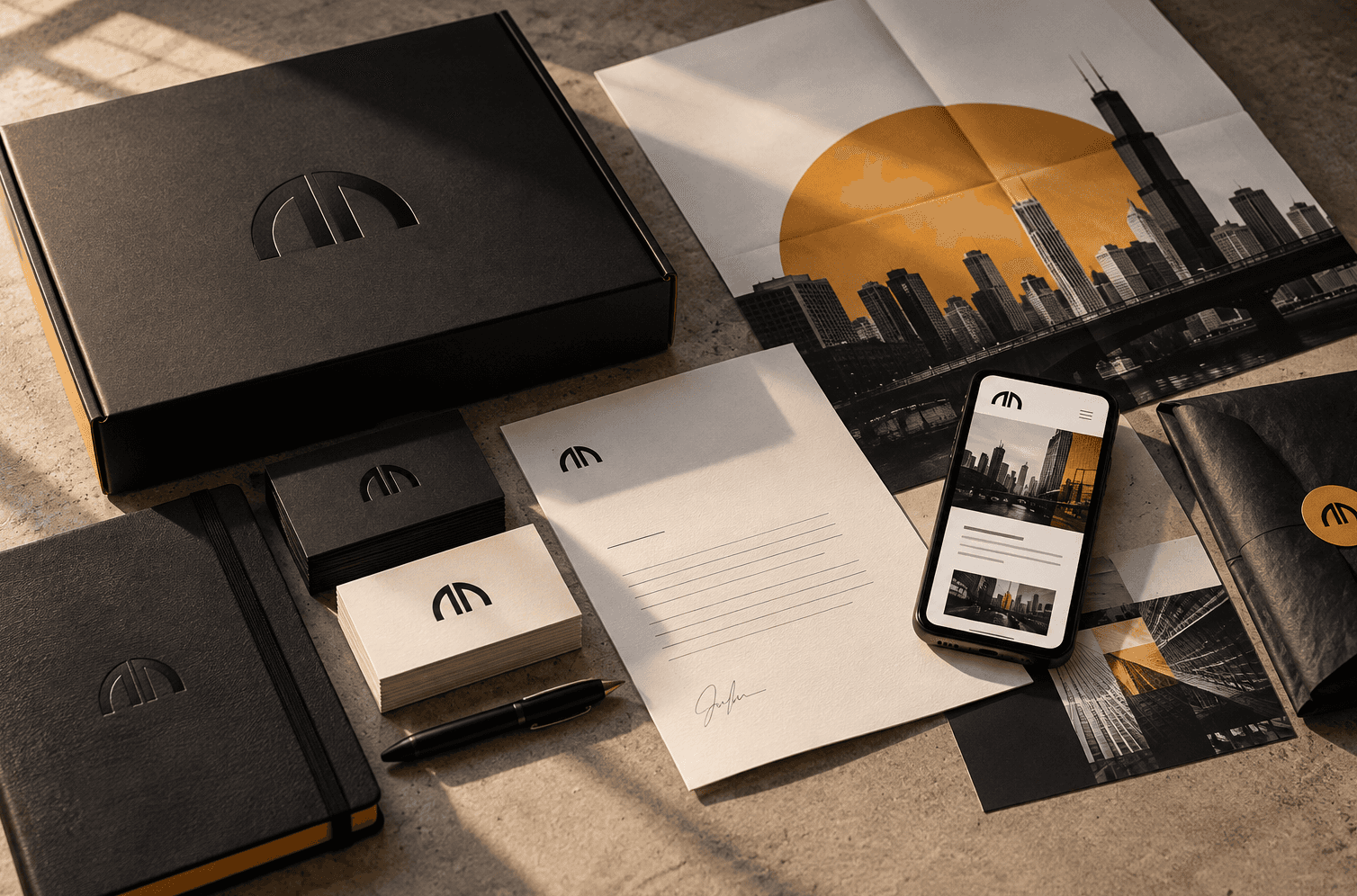 Tentmakers free branding package mockups for founders