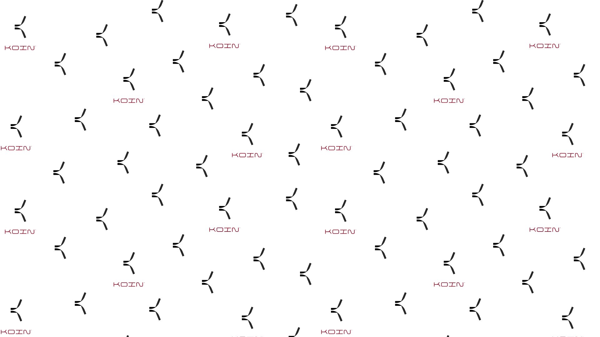 Koin logomark pattern