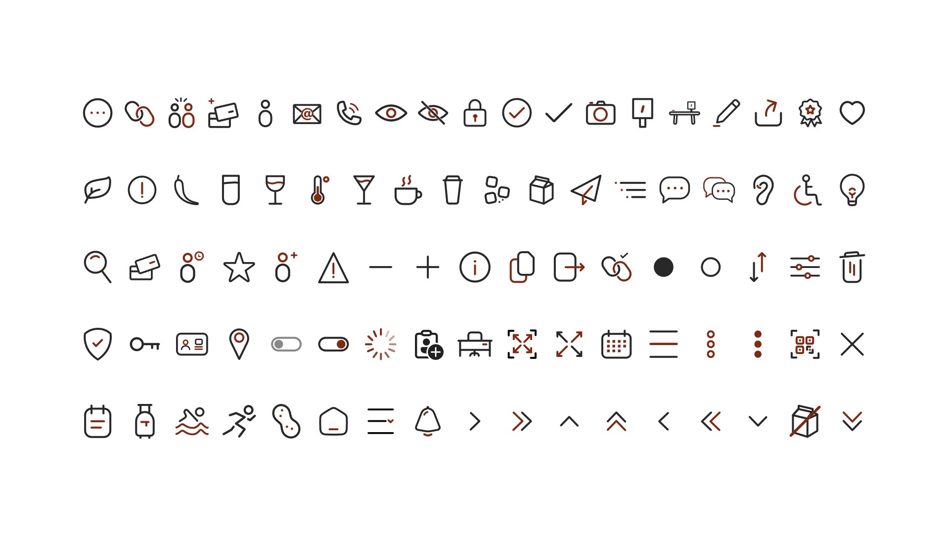 Perfecti custom icon set