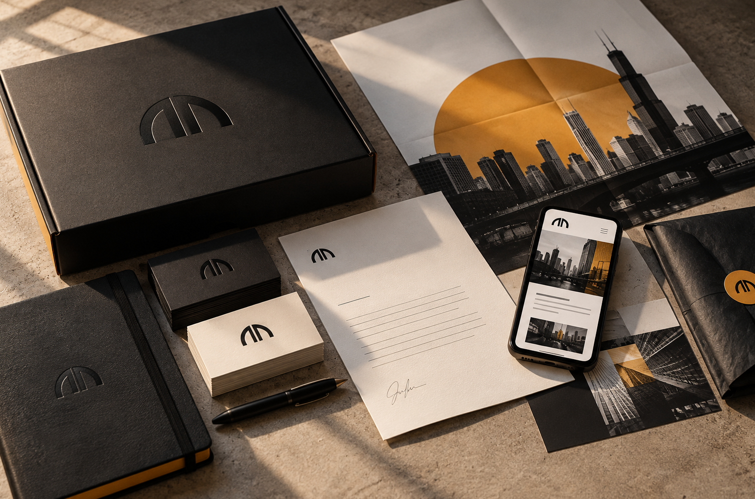 Tentmakers free branding package mockups for founders